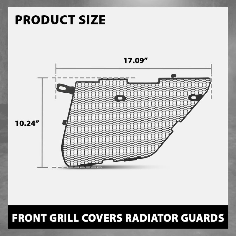 LQI Front Radiator Guard Grille Grill Covers Compatible with Chevy
