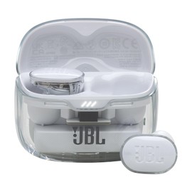 JBL Tune Buds - True Wireless with Active Noise Cancelling in-Ear Earbuds - Ghost Edition White (Renewed)
