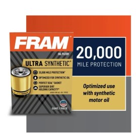 FRAM Ultra Synthetic Oil Filter XG3387A - 20,000 Mile Premium Replacement Filter