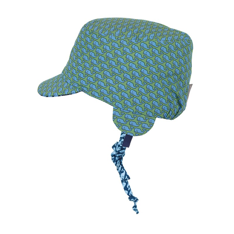 Sterntaler Baby Boys' Reversible Peaked Cap, Blue (Marine 300)