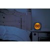 Seiko Clock KR519W Alarm Clock, Auto Lighting, Analog, Visible at
