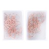 100Pcs Cute Paper Clips Cherry Hummingbird Style Electroplated Metal Gold