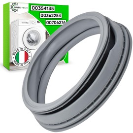 Door Seal for Washing Machine with Original Code 00354135 00362254 00706276 885021 for Bosch for Siemens - Made in Italy - Warranty 5 Years - ONIX TECH