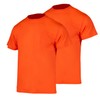 Sicalobo 2Pcs Men's High Visibility Reflective Short Sleeve Work T