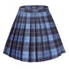 Urban CoCo Womens Uniforms Plaid Pleated Mini Skirt (#2, XL)