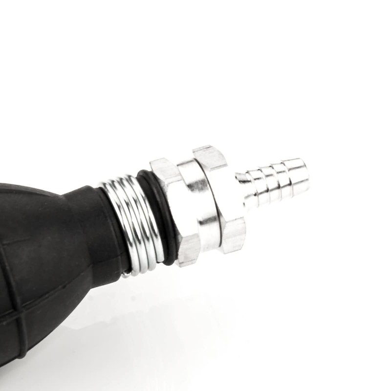 LST Kraftstoffpumpe Hand Pumpe Sechskant Aluanschluss für Schlauch Innen-Ø 8mm
