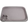 Molded Fiber Food/Seafood/Crawfish Tray 15 x 11 with Cup Carrier,