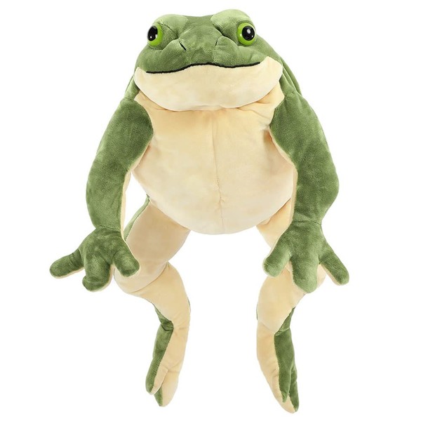 MorisMos Giant Frog Stuffed Animal Frog Plush, Large Stuffed Frog Plush, Big Stuffed Green Frog Pillow for Kids, 22 Inch