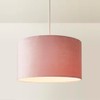 MiniSun MiniSun | Medium Modern Blush Pink Velvet Drum Light