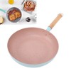 Frying Pan Egg Omelette Pan with Wooden Handle Heat Resistant