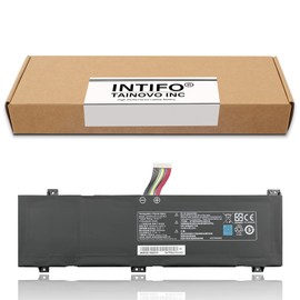 INTIFO 15.2V 62.32Wh GK5CN-00-13-4S1P-0 Laptop Battery Compatible with Medion Erazer X6805 Schenker XMG Neo 15 Core 17 Maingear Vector 15 Getac GK5CN4Z GK5CN5Z GK5CN6Z GK5CQ7Z GK6Z5CN GK7CN6S