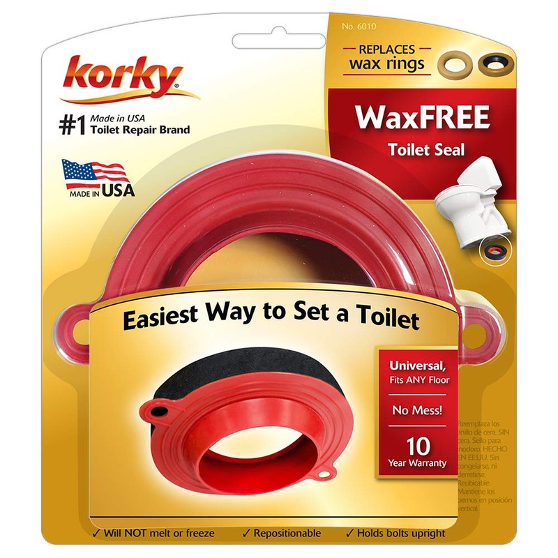 LAVELLE UNIVERSAL KORKY WAX FREE TOILET SEAL