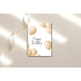The Life Barn XXL A4 Postcard Happy Birthday Congratulations for Birthday