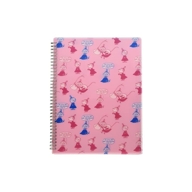 Sunstar Stationery Moomin Ring Pocket File, Little My S2133431
