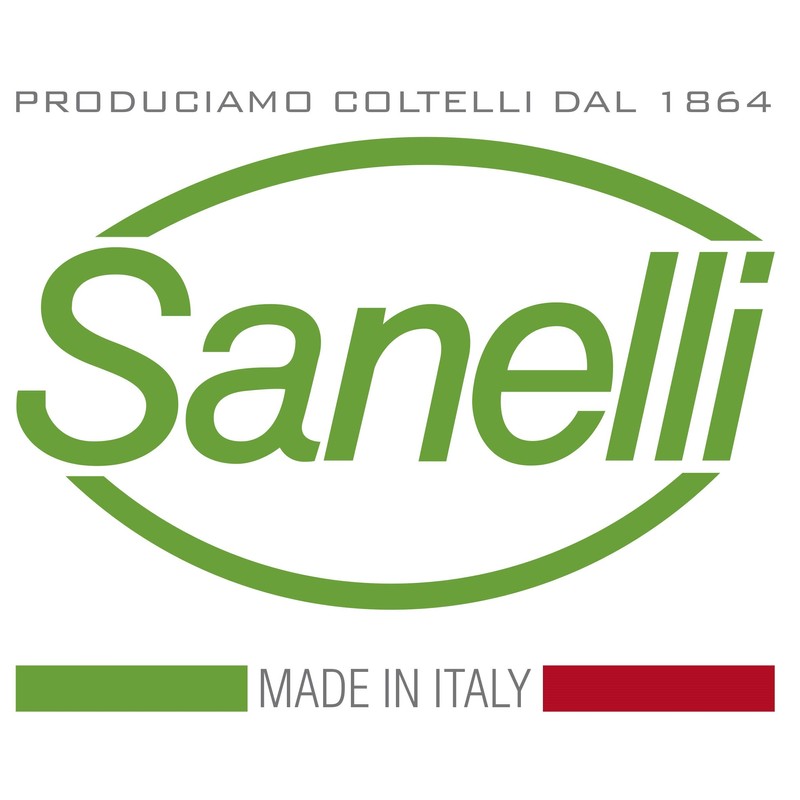 Sanelli Set 3 Coltelli Frutta e verdura: Spelucchino multiuso cm.11-Pomodoro