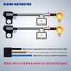 Motorcycle Handlebar Switch ATV Handlebar Light Switch Waterproof Double Control