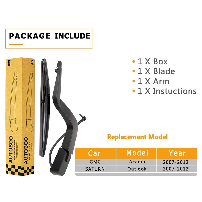 For Genuine 15276248 Window Wiper Arm Set-Replacement For GMC Acadia,Saturn