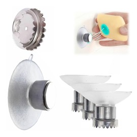 Pack of 3 Magnetic Soap Holder, Soap Holder, Soap Holder, Suction Cup, Soap Holder No Drilling, Magnetic Soap Plates, Magnetic No Drilling, Stainless Steel Soap Dispenser for Kitchen and Bathroom