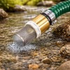 Brass Foot Valve with Check Valve and Stainless Steel Basket
