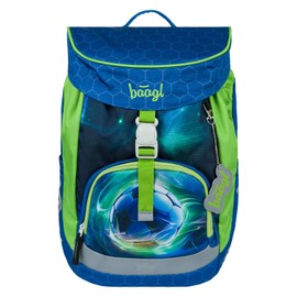 Baagl School Bag Boys for 1st Grade, Airy School Bag Set 3 Pieces, Primary School Backpack for Kids, Satchel for School, Satchel, Football ball, School bag set