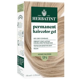 Pack of 1 x Herbatint Permanent Herbal Haircolour Gel 9N Honey Blonde - 135 ml