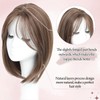 Megito Hair Topper 12inch Clip in Synthetic Hair Toppers for