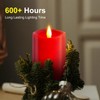 milysoek 1PCS, 3 x 5 inches Flameless Candle with Remote