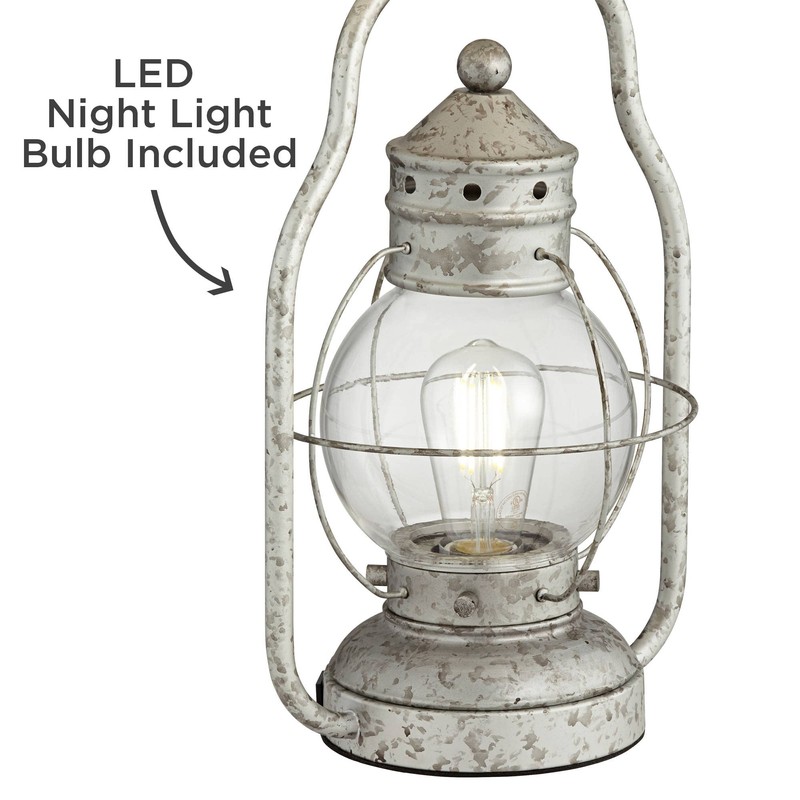 Franklin Iron Works Bodie Rustic Industrial Table Lamp with USB