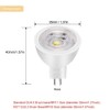 Noobibaba MR11 LED Bulb, MR11 GU4 LED 12 V Warm