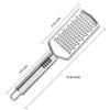 Cheese Grater, Kmeivol Stainless Steel Square Comfortable Grips Coarse Grater