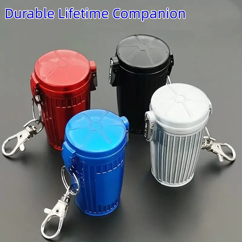 Lajiakoy Pocket Ashtray, Portable Ashtray, Odour-Proof for Travel, Lid and