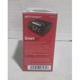 Emerson Smart Set Digital Alarm Clock Radio (Model ER100101) Modern Style