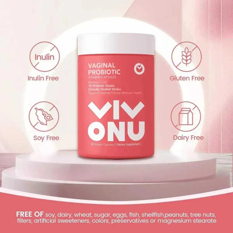 Ivonu 60 Billion Probiticos Mujer ,18 Cepas,60 Cpsulas Sin Sabor