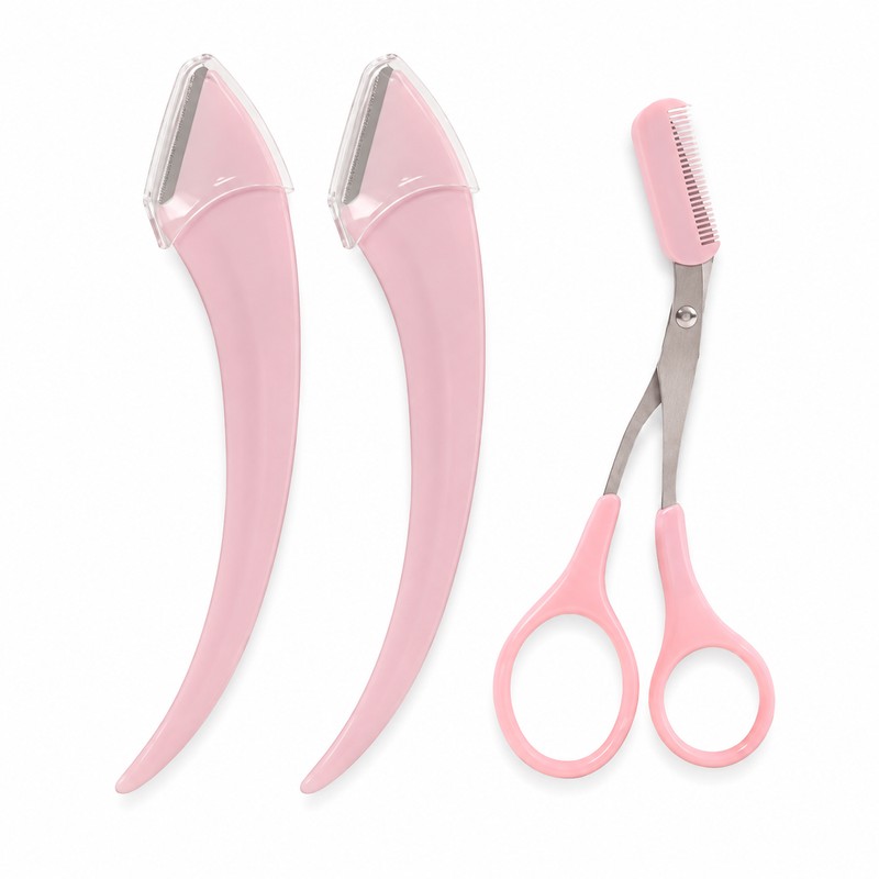 Eyebrow Razor Set for Face & Brow Grooming – 12-Piece