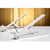 TECHNOSMART Foldable Laptop Stand, Height-Adjustable Laptop Table for Ergonomic Working,