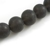 Avalaya Black/Grey/3 Strand Layered Resin Bead Cord Chunky Necklace/60cm-70cm/Adjustable