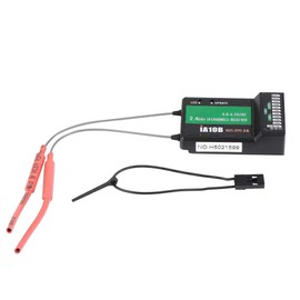 RC Receiver, Flysky FS IA10B Receiver 2.4G Modes 10CH Receiver PPM Output with iBus Port Compatible with FS i6 FS i6S FS i10 Transmitter for RC Airplane, Glider or Helicopter