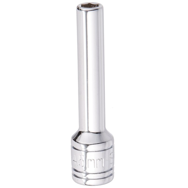 SK Hand Tool 41698 6-Point 1/4-Inch Drive Deep Socket, Chrome