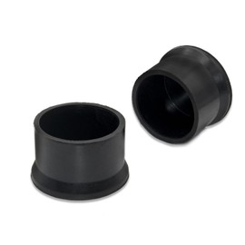 Flyshop 2", 50 mm, Patio Round Chair Leg Caps, Furniture Table Feet Covers Floor Protectors, Anti-Skid Durable Thick Rubber Leg Tips, 8 Pack, Black