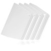 4 PCS Plastic Adhesive Spreader, Notched Trowel 3/16" Tooth, Reusable
