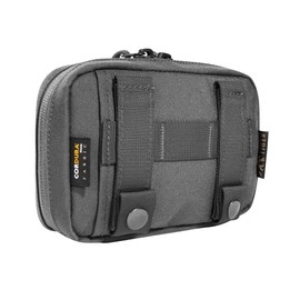 Tasmanian Tiger TT Admin Pouch Organiser Bag Molle Compatible for Backpack, Chest Rig and Warrior Belt, Titanium Grey