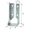 Twin Pack Simpson Joist BSI 100 x 90 Hot-Dip Galvanised