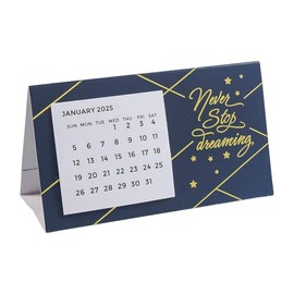 Fun Express 7" x 4" 2025 Inspirational Table Tent Calendars - 12 Pieces
