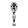 Sealey Ak660S Stubby Ratchet Wrench 1/4Sq Drive Pear-Head Flip Reverse