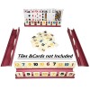 Unbranded Rummy Tiles Cards Racks PINK Holders Trays Set of