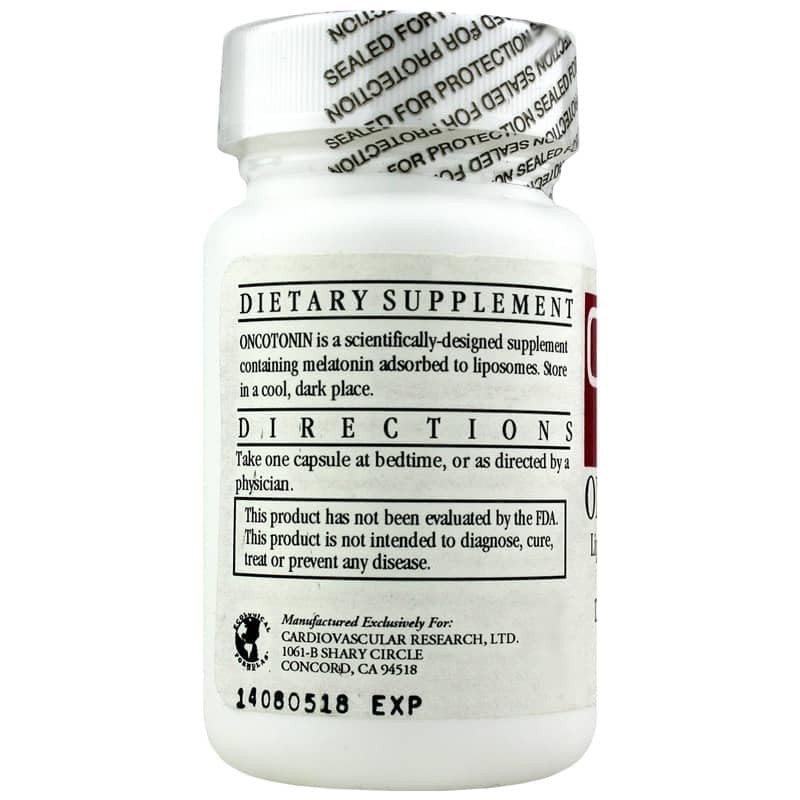 Ecological Formulas Oncotonina Melatonina 10 Mg 30 Caps