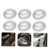 Operitacx 50pcs Lint Filters for Washing Machine Hose Stainless Steel