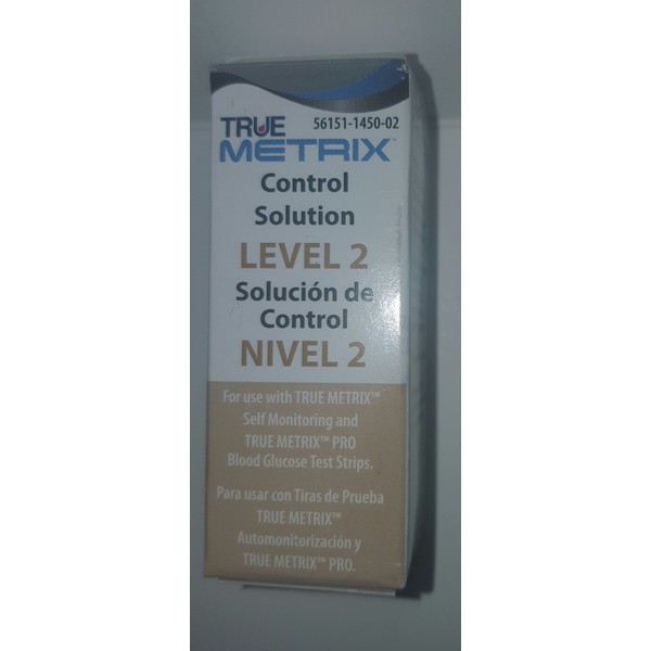 Control Solution Level 2 for TRUE Metrix Meter (1 Each)