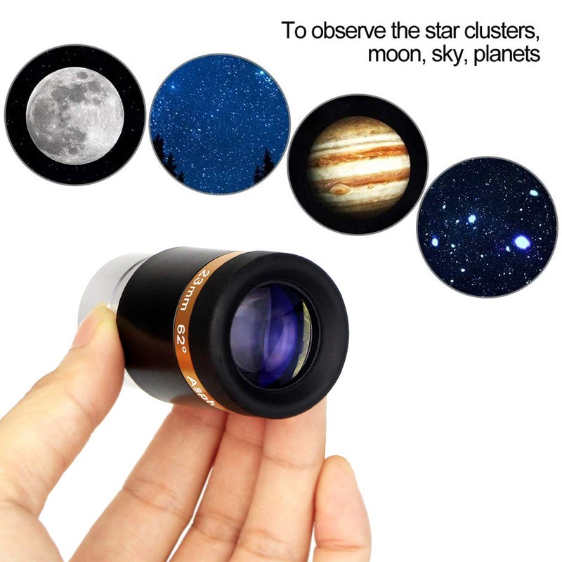 Svbony Telescopic Eyepiece 1.25 Inch 23 mm 62° Wide Angle