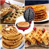 Burgess Brothers Mini Churwaffle Maker - Makes 4-Inch Waffles, Chaffles,